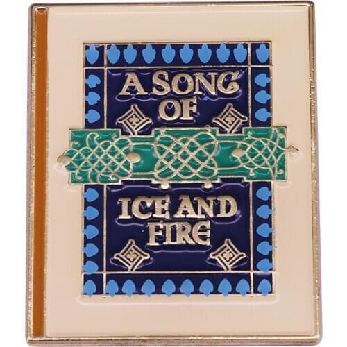 ASOIAF book enamel pin gorgeous nerd decor