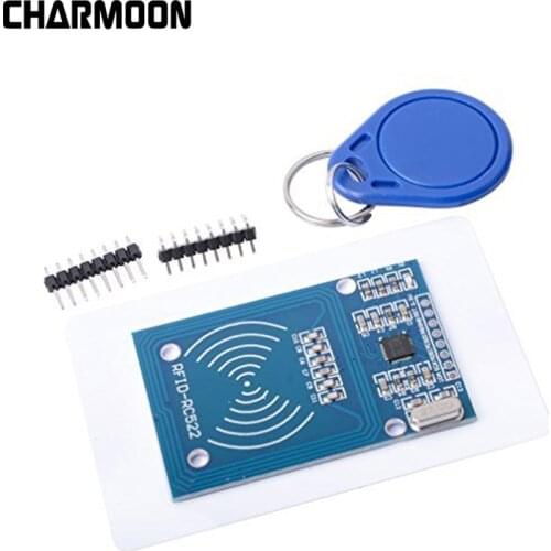 MFRC-522 RC522 RFID RF IC Card Reader Sensor Inductive Module + S50 White Card + Key Ring for Arduino