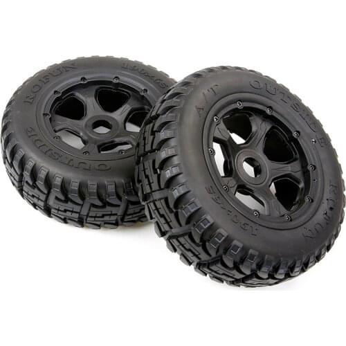 All-terrain Front 190*65 or Rear 190*75 Wheel Tyre Assembly Fit for 1/5 HPI ROVAN ROFUN KM BAJA 5T 5SC Buggy 2.0 Rc Car Parts