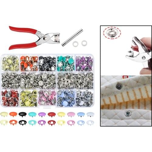 Snap Fasteners Kit Leather Rivets Buttons Bodysuit Romper Clothing Sewing