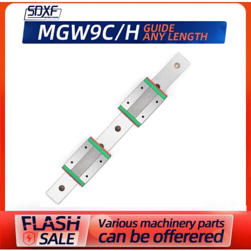 Factory direct sale, miniature guide rail, one piece of MGW9-100mm-1600mm, and Two piece of slider MGW9C/MGW9H