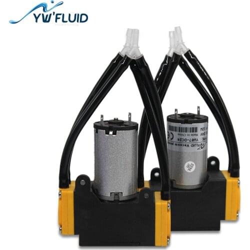 Miniature Vacuum Pump 12V/24V Quiet High Negative Pressure DC Pump Small Air Pump Inhalation Pump YW07