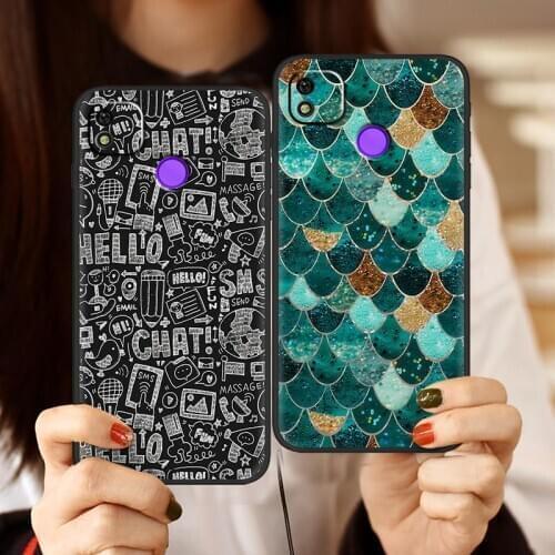 Cover Fashion Design Phone Case For Tecno POP4 Cartoon Anti-knock Soft TPU Back Cover Durable