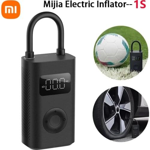 Original Xiaomi Mijia Portable Smart Digital Tire Pressure Detection Electric Inflator Air Pump for Bike Motorcycle Car Football