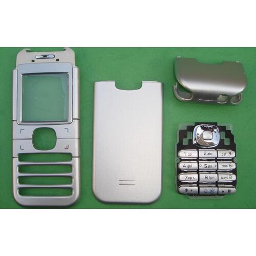New Full Complete Mobile Phone Housing Cover Case Keypad for Nokia 6030 Black Silver