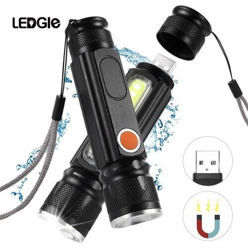 2 PCS Upgrade Led High Powerful Flashlight IP65 Cree XML-T6 Zoomable Torch lanterna Tactical Light Bicycle lantern zaklamp Lamp