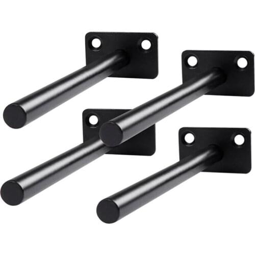 Floating Shelf Brackets Heavy Duty Industrial Iron Shelf Bracket Decorative Farmhouse Metal Blind Shelf Support