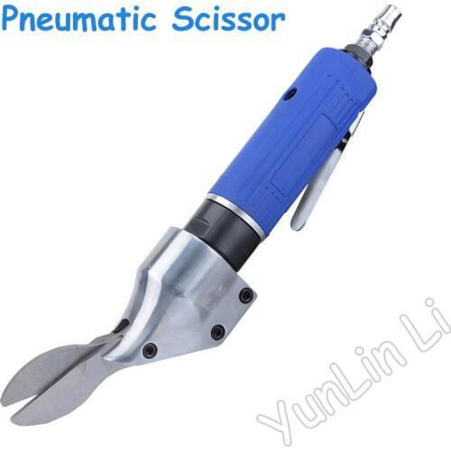 Pneumatic Scissors Stainless Steel Plate Metal Shears Iron Wire Mesh Cutting Tool Pneumatic Shears Inlet size 1/4" LX-810
