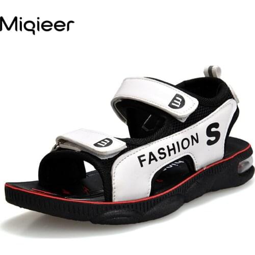 Summer Kids Sandals Boys Children Baby Beach Shoes Soft Sole Non Slip Open Toe Sapato Infantil Lightweight Student Sandalia