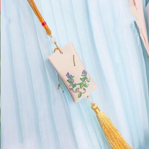 Sachet Osmanthus Fragrans Cross Stitch Finished Product Pendant Classical Tassel Handmade Couples Omamori Car Pendant Crafts