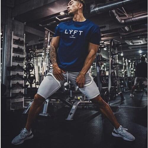 2021 New Arrival Shorts Cn(origin) Lyft Fitness Men England Style Mid Drawstring Straight Knee Length Regular Character Characte