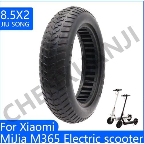 JIU SONG 8 1/2X2 Solid Wheel For Xiaomi Mijia M365 Electric Scooter 8.5-2A Wheel Tire Non Pneumatic Solid Tyre Bicycle Parts