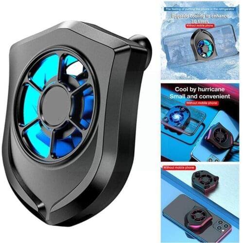 Universal Mobile Phone Radiator USB Powered Phone Cooling Tablets Radiator Cooler Smartphone Controller Fan Mute Rechargeab W0D0