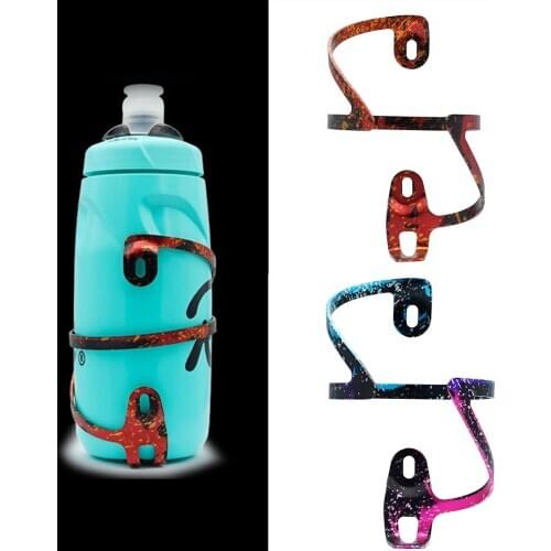 Bicycle Water Bottle Holder Starry Sky Pattern Plastic Lightweight Bottle Cage Cycling Water Bottle Cradle Bicycle Bottle Holder