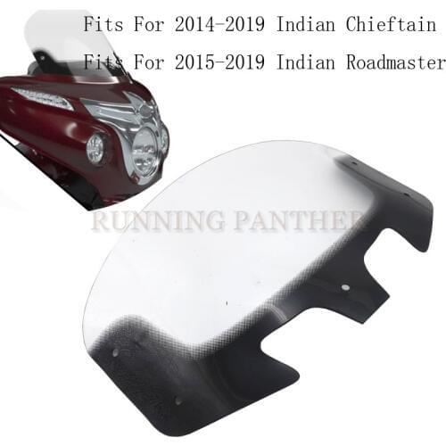Motorcycle Windshield Windscreen Wind Deflector Gradient Clear For Indian Chieftain Roadmaster Models 2014