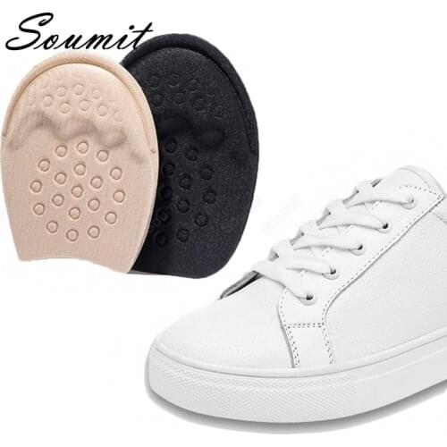 Forefoot Insoles for Shoe Women Anti Slip Sponge Pads High Heel Soft Insert Sole Pain Relief Protector Size Reducer Foot Toe Pad