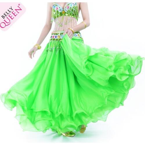 New Belly Dance Costumes Belly Dance Skirt New For Oriental Costumes The Three Layer Chiffon Professional Woman Stage Costume