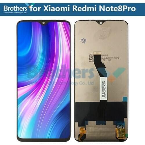 LCD Screen for Xiaomi Redmi Note 8 Pro Note8Pro LCD Display for 2015105 M1906G7I Touch Screen Digitizer Screen Assembly Test Top