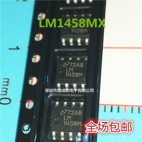 100% Original New In Stock LM1458MX LM1458M LM1458 SOP8 （10pcs/lot