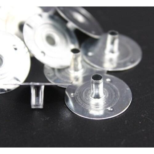 100Pcs Candle Wick Metal Sustainer Wick Tabs Silver Candle Making Supplies for Candle