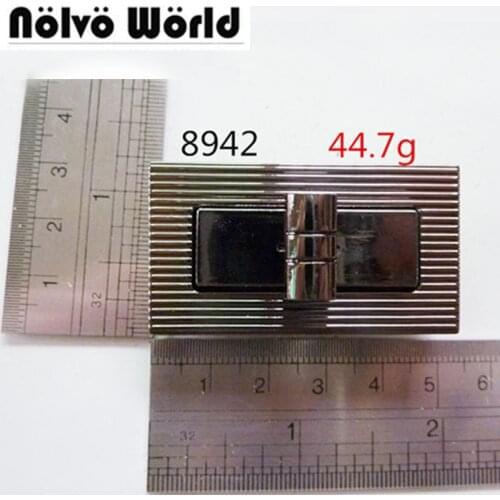 20pcs Gunmetal Rectangular Turnlock,Alloy Twist Lock,TurnLock Handbag Bag Accessories Purse Snap Clasps