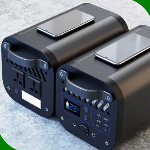 500w 300w 200w 100w output 500wh 110v 220v AC pure sine wave portable power bank station camping e pack up power power station