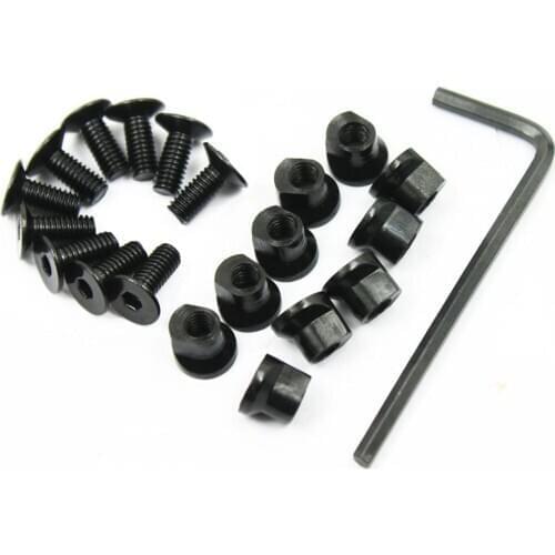 Military airsoft ar 15 gun accessoires tactical 10pcs Universal Keymod Rail Screws and Nuts for hunting