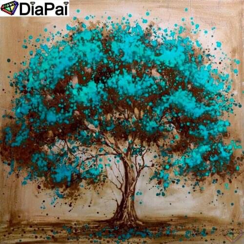 DiaPai 100% Full Square/Round Drill 5D DIY Diamond Painting "Tree scenery" Diamond Embroidery Cross Stitch 3D Decor A19227