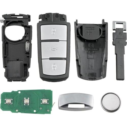 Car Smart Remote Key 3 Button 43Hz ID46 Fit for Passat CC 2004-2015