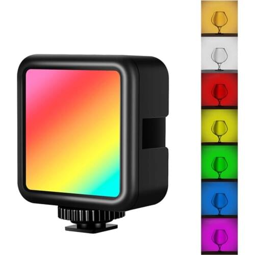 PULUZ Pocket Fill Light Rich Color Backlight Display Magnetic Backside Handheld Camera Photography Light