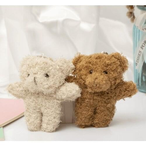 Kawaii Plush Toys Lovely Bear Doll Bear Plush Toy Small Gift Pendant Clothes Bag Satchel Accessories