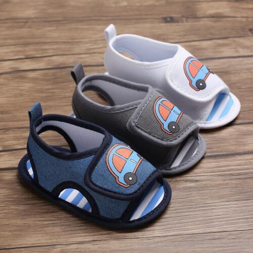 Summer toddler baby girl princess solid color cotton soft bottom shoes non-slip baby toddler shoes