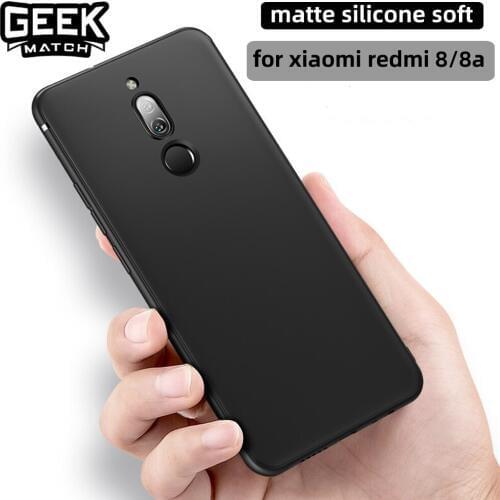 Matte case for xiaomi redmi 8 case redmi 8a cover anti-knock geekmatch ultra thin soft back silicon slim redmi8a case sell coque