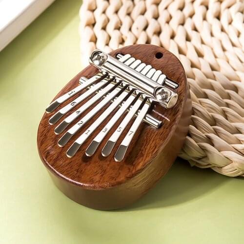 8 Key Mini Kalimba Thumb Piano High Quality Wood Exquisite Finger Thumb Piano Marimba Musical Instrument Accessory New Year Gift