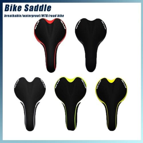 Soft Thick Bicycle Saddle Mountain Road Bike Cycling Seat Lightweight Waterproof Breathable Bike Seat Bicycle Accessories