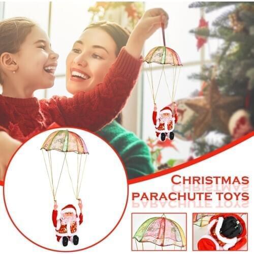 New Christmas Decoration Home New Year Decoration Electric Santa Claus Parachute Ornaments For The Elderly merry christmas