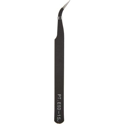 One Or 6pcs Precision Tweezer Antistatic Tweezers Stainless Tweezers Model Curved ESD-10/ESD-11/ESD-12/ESD-13/ESD-14/ESD-15