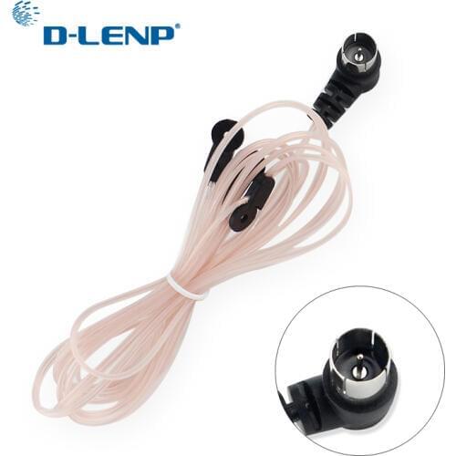AM/FM Radio Antenna 75 Ohm Dipole Indoor T Antennas HD Aerial Male Type F Connector For FM Radio Indoor use for YAMAHA