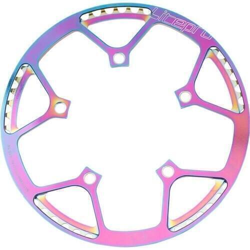 Ultralight Bike BCD Tooth Disc 45/47T 53 56 58t Crankset Chainring Single Plate for Folding Bike