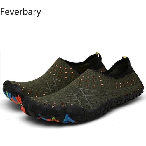 Feverbary Water Shoes Men Beach Surf Swim Quick Dry Aqua Shoes Women Outdoor Hiking Camping Cycling Non-slip Sneakers