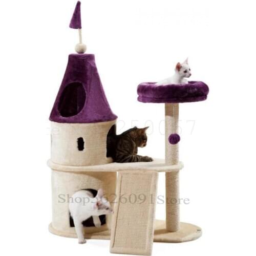 Girls Heart Castle Pink Cat Climb A Special One Cat Cat Scratch Plate Villa