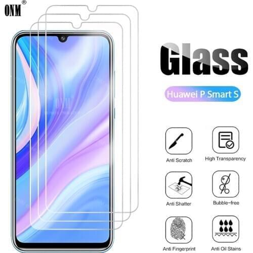 3 Pieces Tempered Glass For Huawei P Smart S 2020 Screen Protector For Huawei P Smart S 2020 Protective Glass Film