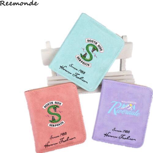 Southside Riverdale Wallet South Side Serpents Purse Riverdale Student Coin Purse Womens Short Wallet Girls Cosplay Accessories