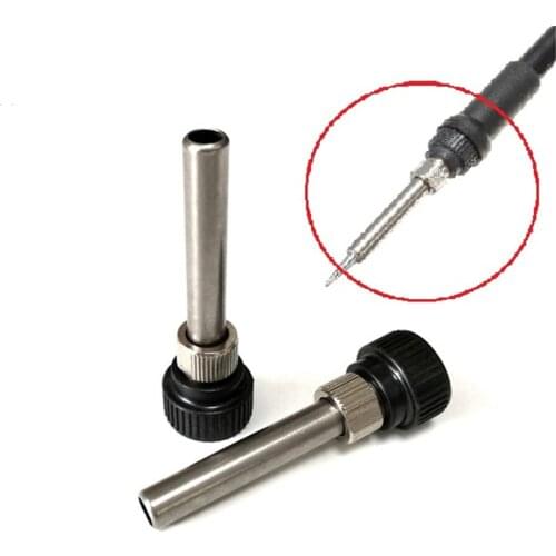 2PCS Soldering Station Iron Handle Accessories for 852D 936 937D 898D 907/ESD Iron head cannula Iron tip bushing free shipping