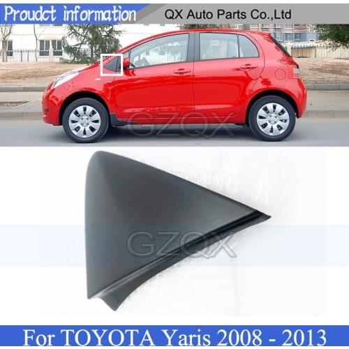 CAPQX Front Window Triangle Corner Trim Panel For TOYOTA Yaris 2008-2013 Side Rearview Mirror Window Outer Garnish Plate