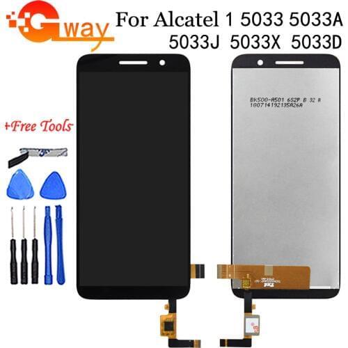 For Alcatel 1 5033 5033A 5033J 5033X 5033D 5033T LCD Display+Touch Screen Digitizer Assembly For Telstra Essential Plus 2018