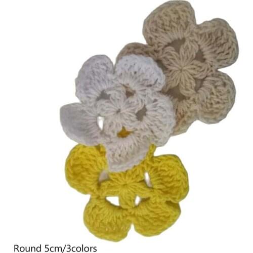 HOT cotton round placemat cup coaster mug kitchen Christmas table place mat cloth lace Crochet tea pot doily Handmade dining pad