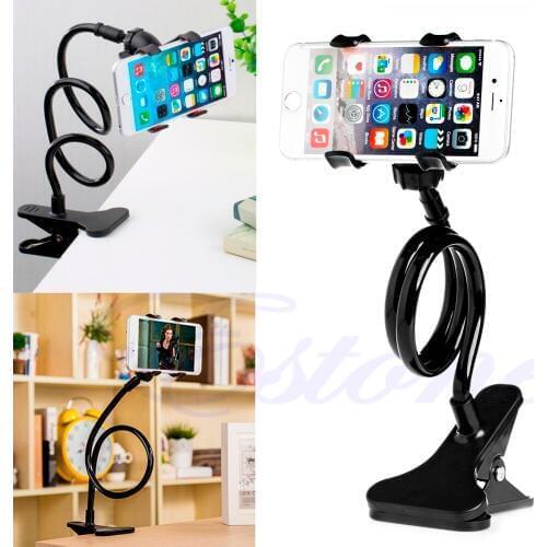 Lazy Bed Desktop Car Stand Mount Holder For Cell Phone Long Arm #50JA