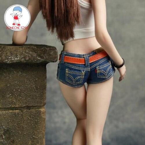 1/6 Scale Female Jeans Vest for 12 Inches Female Soldier Action Figures