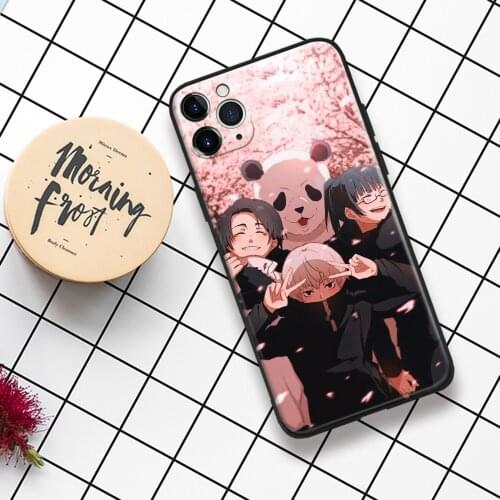 Jujutsu Kaisen Anime Phone Case For IPhone 11 12 Mini Pro XS Max 6s X XR 6 7 8 Plus SE Soft TPU Glass Cover
